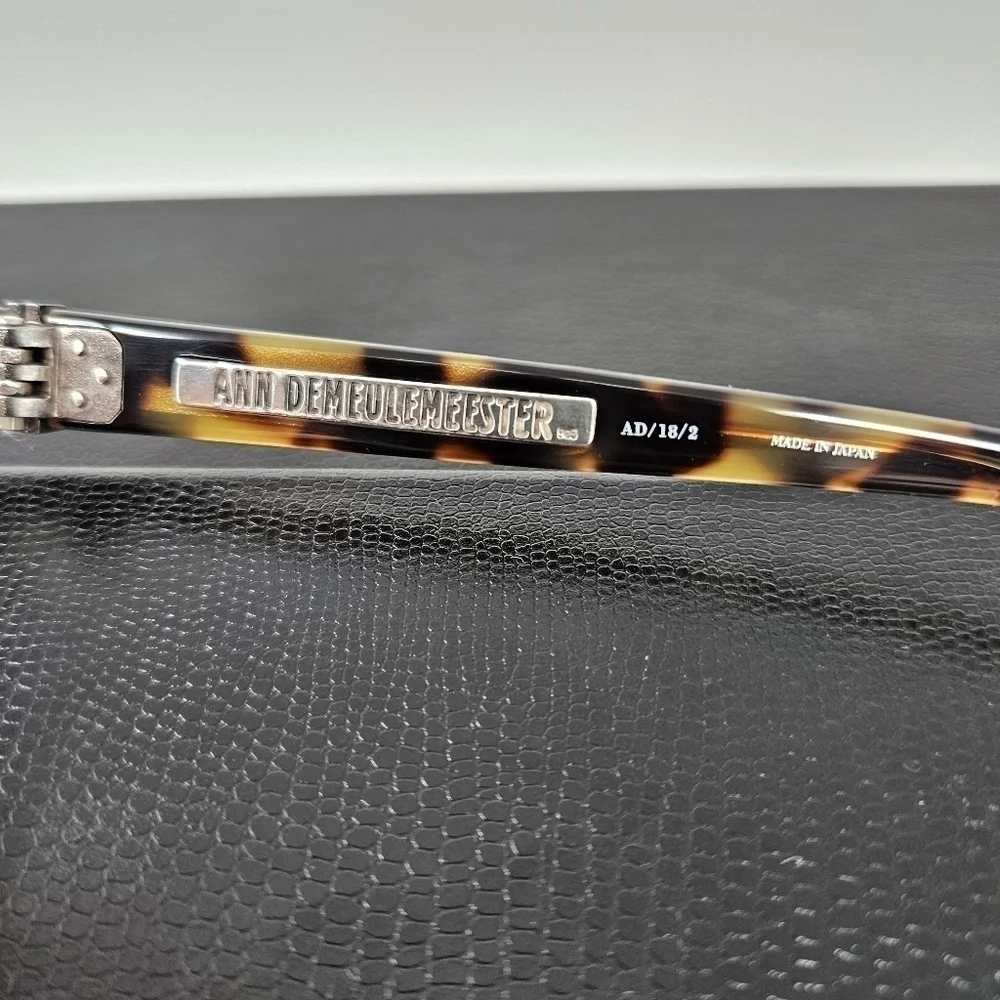 Linda Farrow x Ann Demeulemeester Tortoiseshell Oval Optical Eyeglass Frame